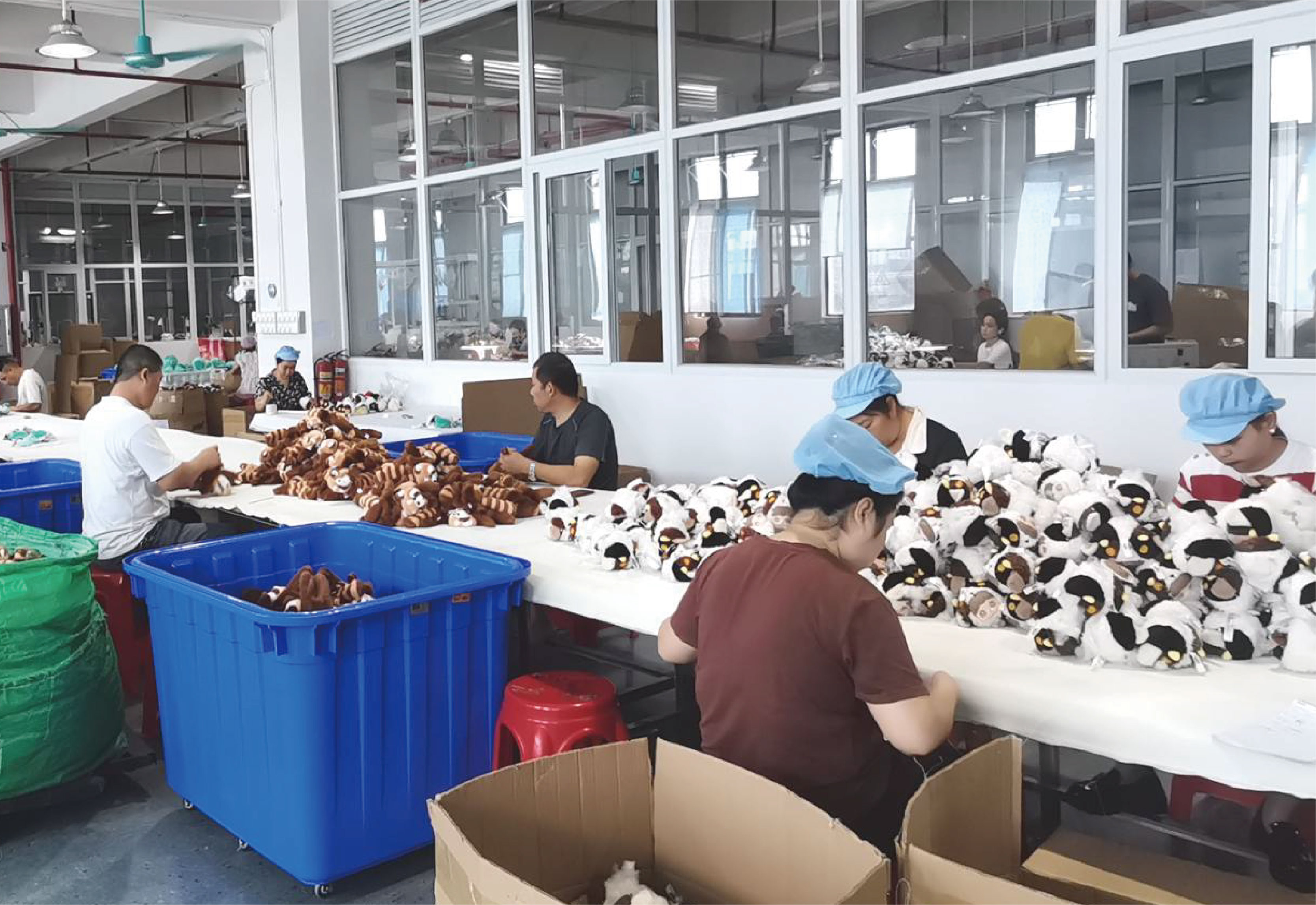 Plush  production line